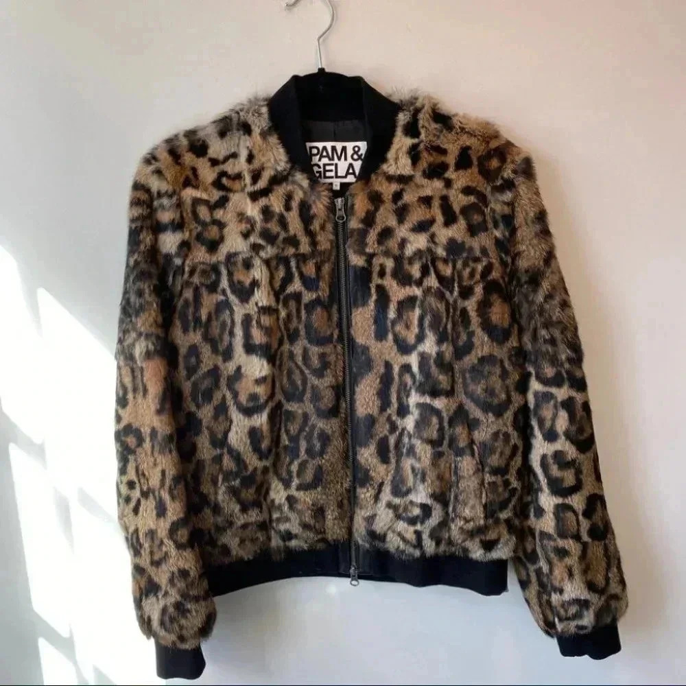 Pam and Gela Leopard Rabbit Bomber - Picture 3 of 14